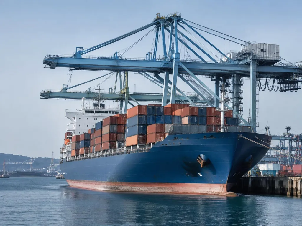 Container vessel and port operations